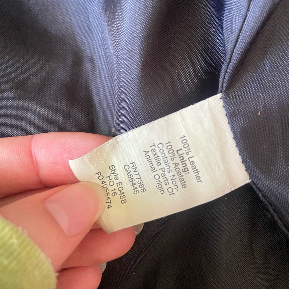 The Washed Leather Motorcycle Jacket - Picture 6 of 8